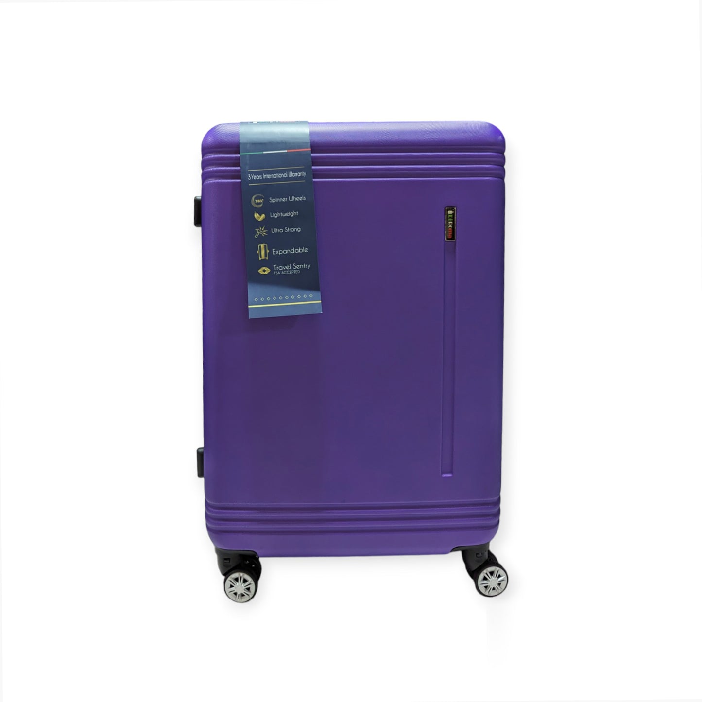 Elegant Collection Purple Luggage 5 Piece Set (Beauty case /20/26/28/30") Suitcase Lock Spinner