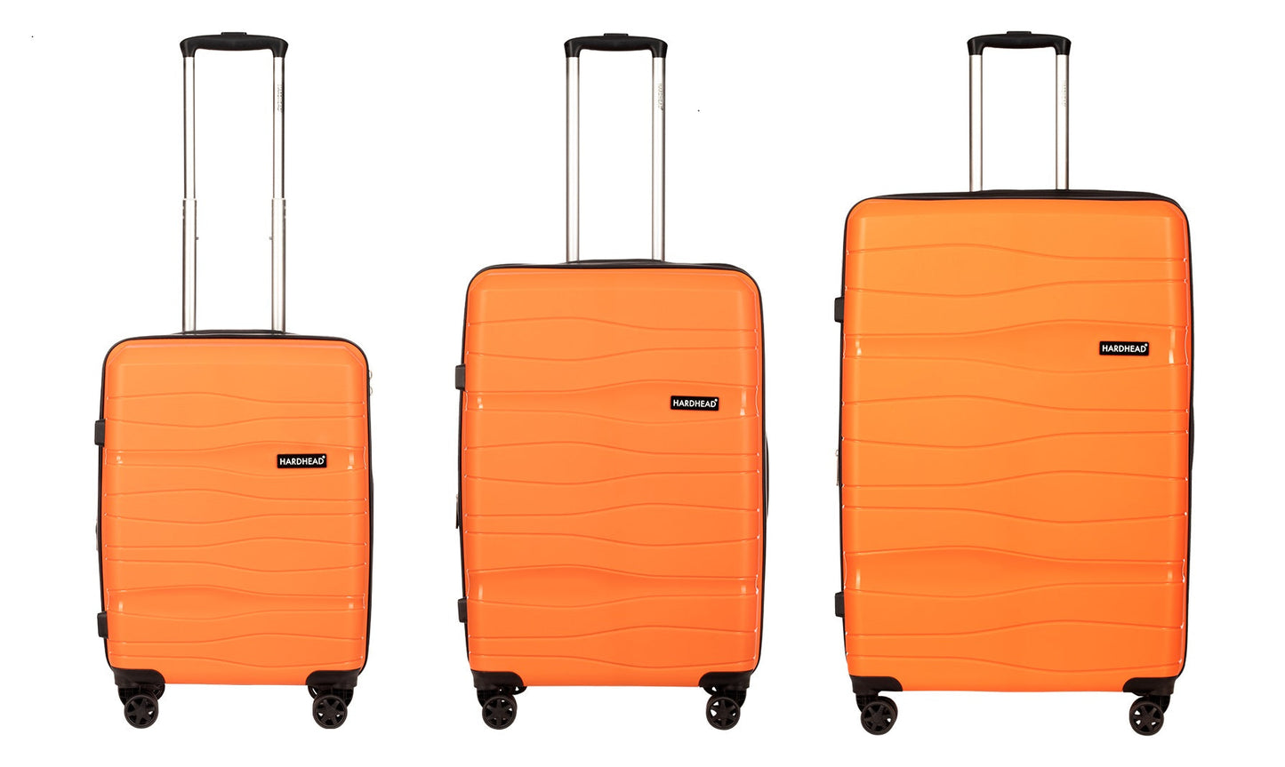 Albert Orange 3 pieces luggage set