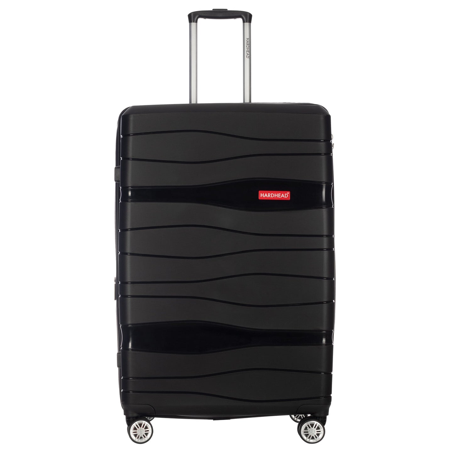 Polyprop Collection Black Luggage (21/25/29") Suitcase Lock Spinner Hardshell