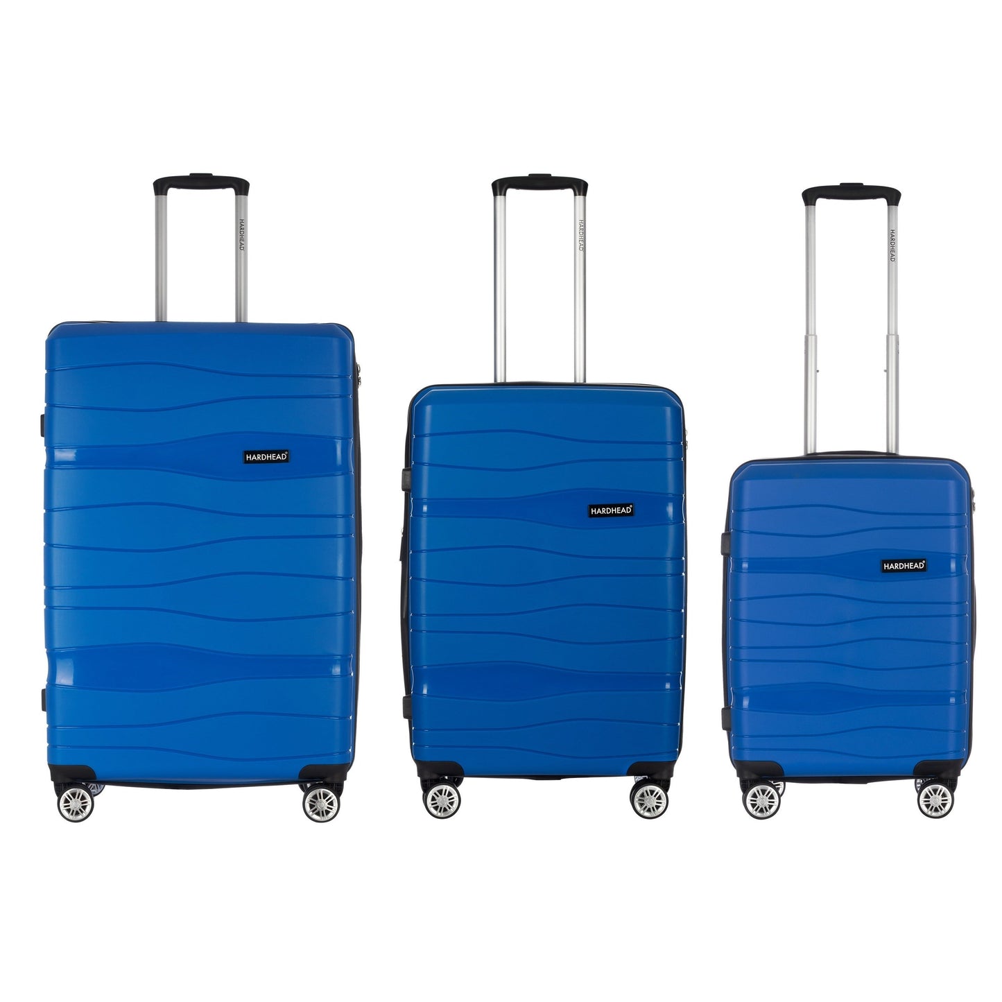 Polyprop Blue 3 pieces luggage set