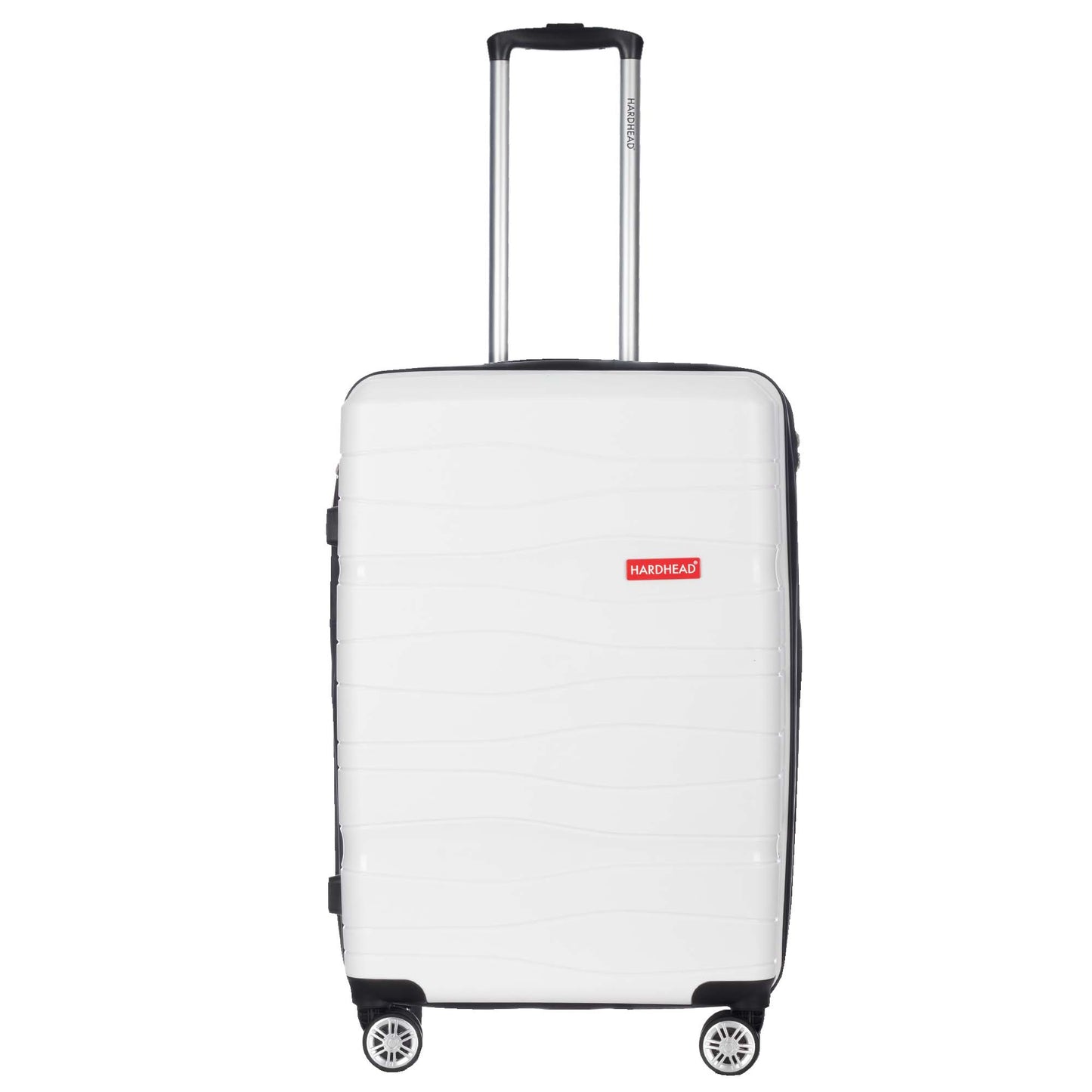 Polyprop Collection White Luggage (21/25/29") Suitcase Lock Spinner Hardshell