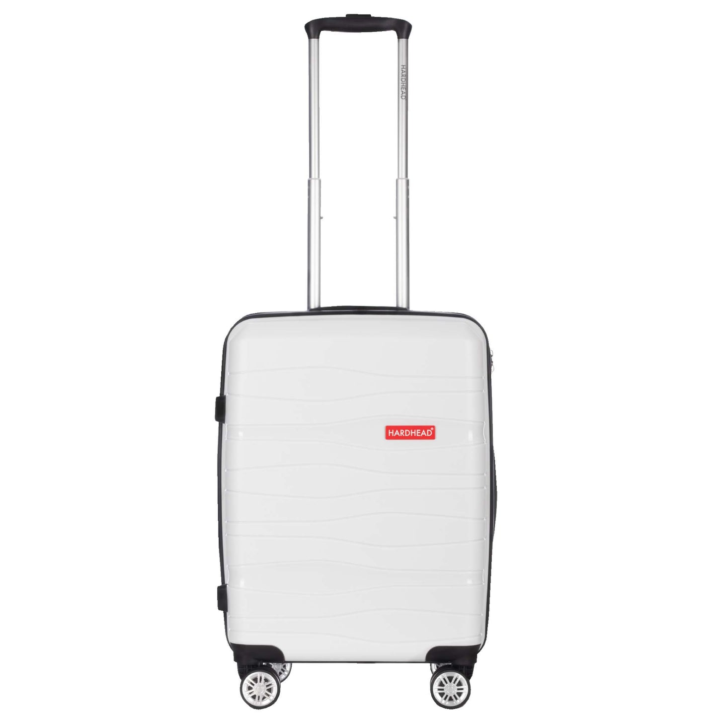 Polyprop Collection White Luggage (21/25/29") Suitcase Lock Spinner Hardshell