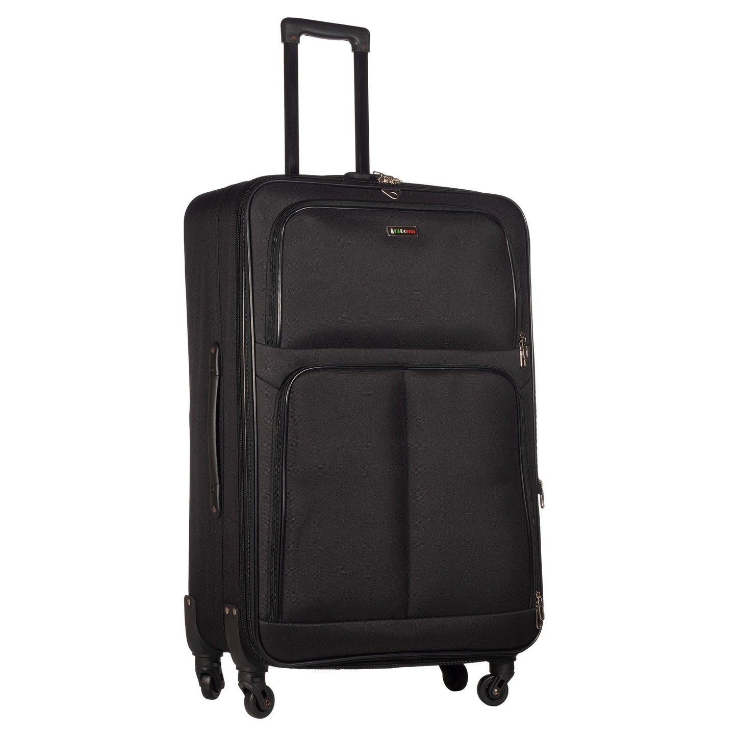 Identity collection black luggage (20/26/28/30") Suitcase Lock Spinner