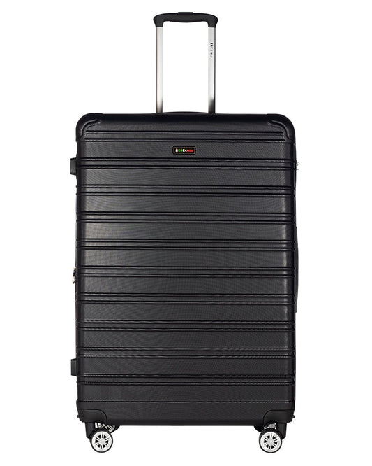 King Collection Black luggage (20/26/28/30") Suitcase Lock Spinner Hard