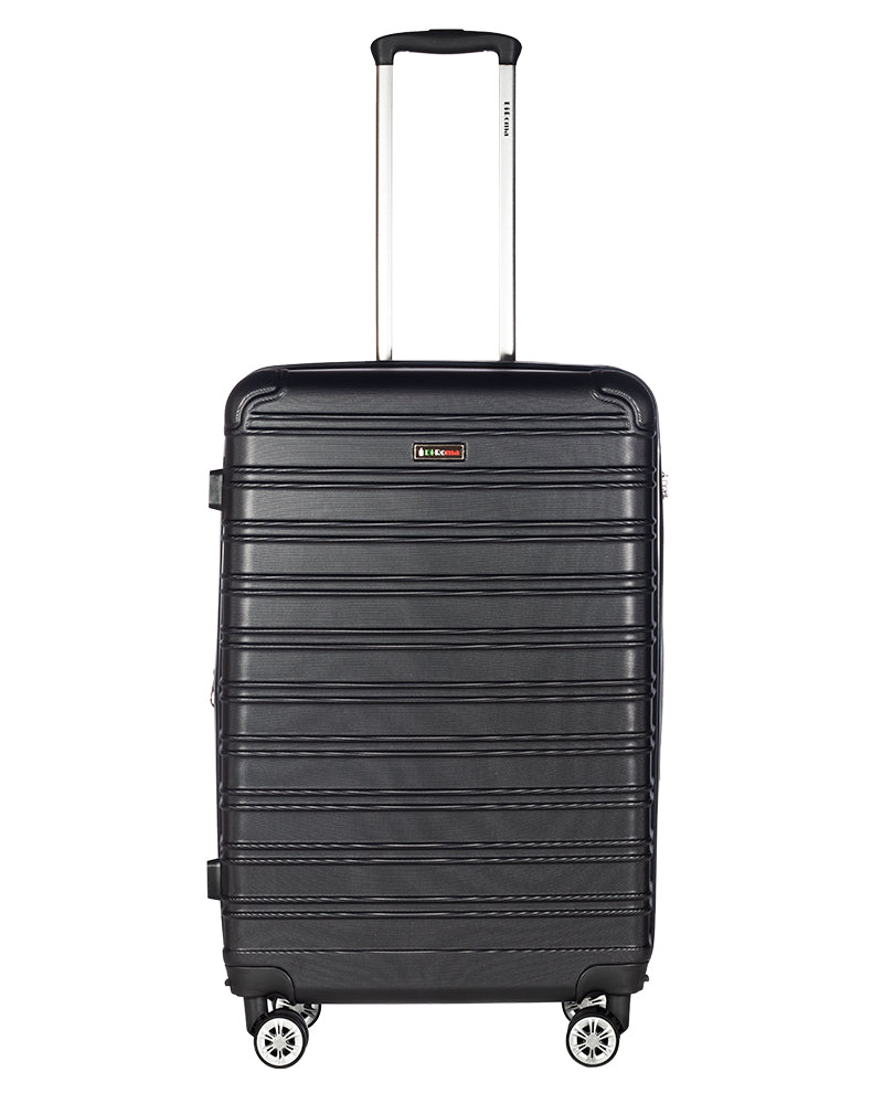 King Collection Black luggage (20/26/28/30") Suitcase Lock Spinner Hard