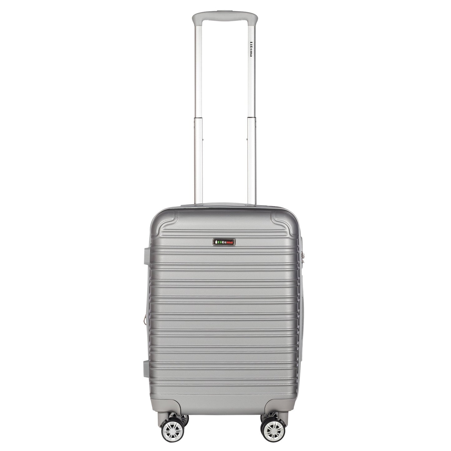 King Collection 4pc Silver luggage (20/26/28/30") Suitcase Lock Spinner Hard