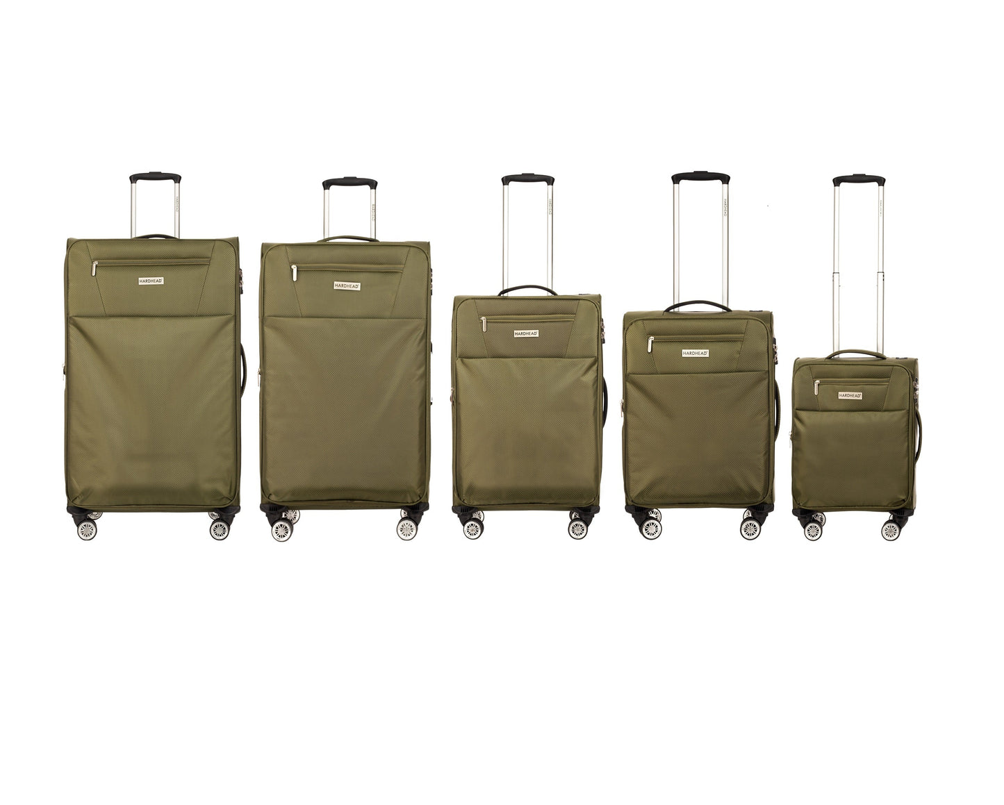 Richard Collection Set Green(18/20/26/28/30") Suitcase Lock Spinner Soft