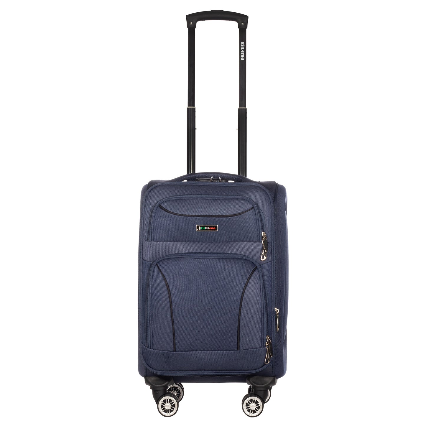 Victoria Collection Blue Luggage(20/26/28/30") Suitcase Lock Spinner Soft