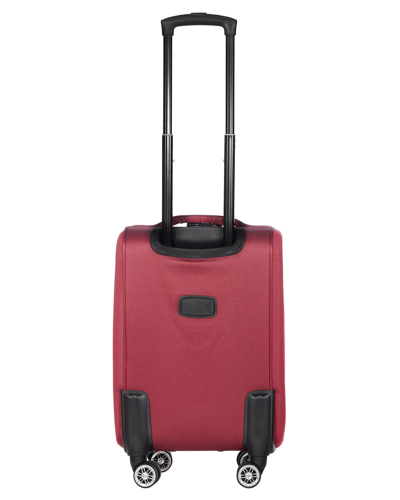 Victoria Collection Red Luggage Set(20/26/28/30") Suitcase Lock Spinner Soft