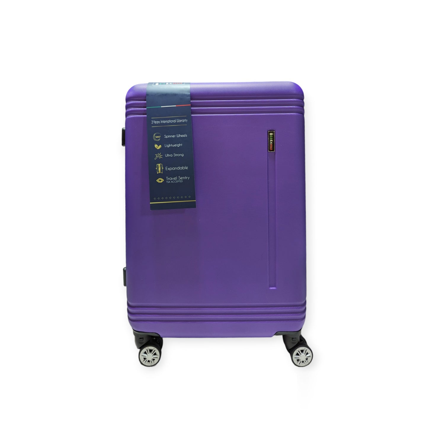 Elegant Collection Purple Luggage 5 Piece Set (Beauty case /20/26/28/30") Suitcase Lock Spinner