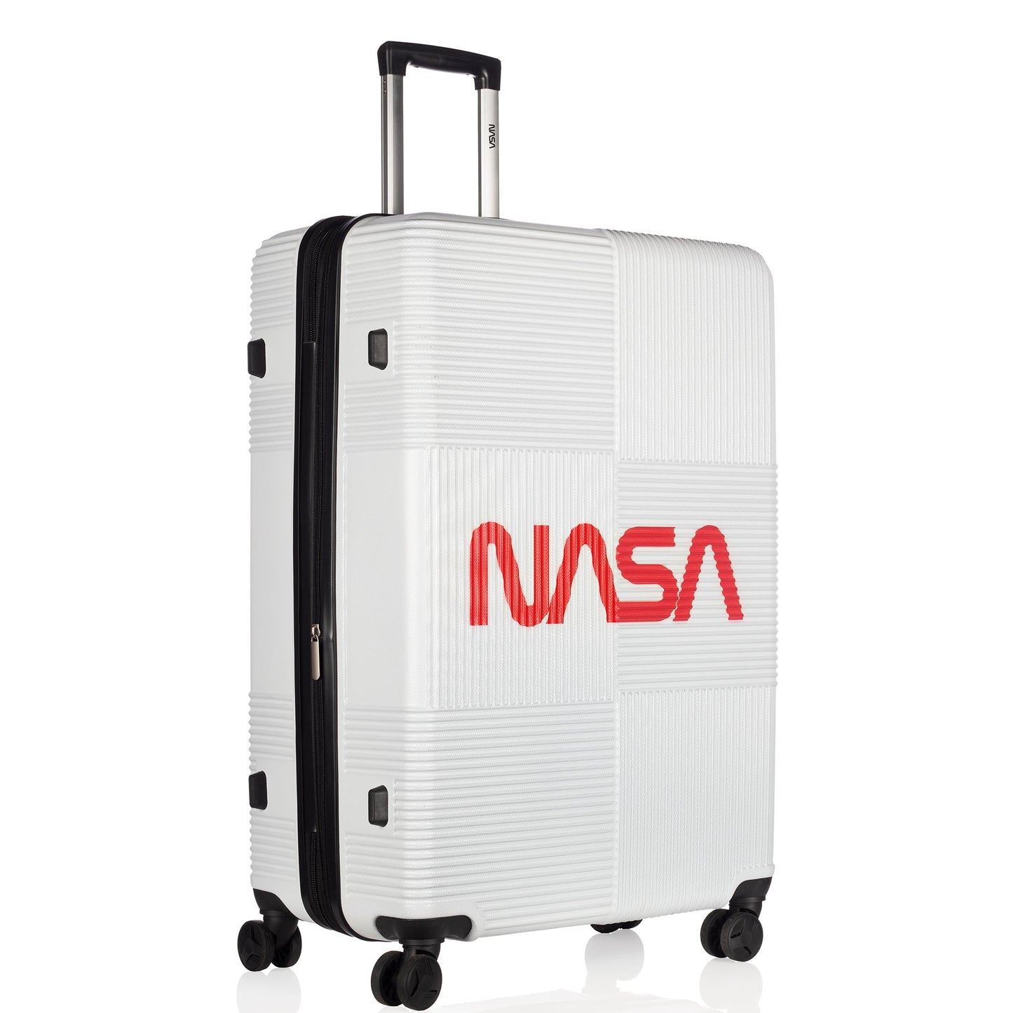 Nasa Orvit Collection White Luggage (22/26/30") Suitcase Lock Spinner Hardshell