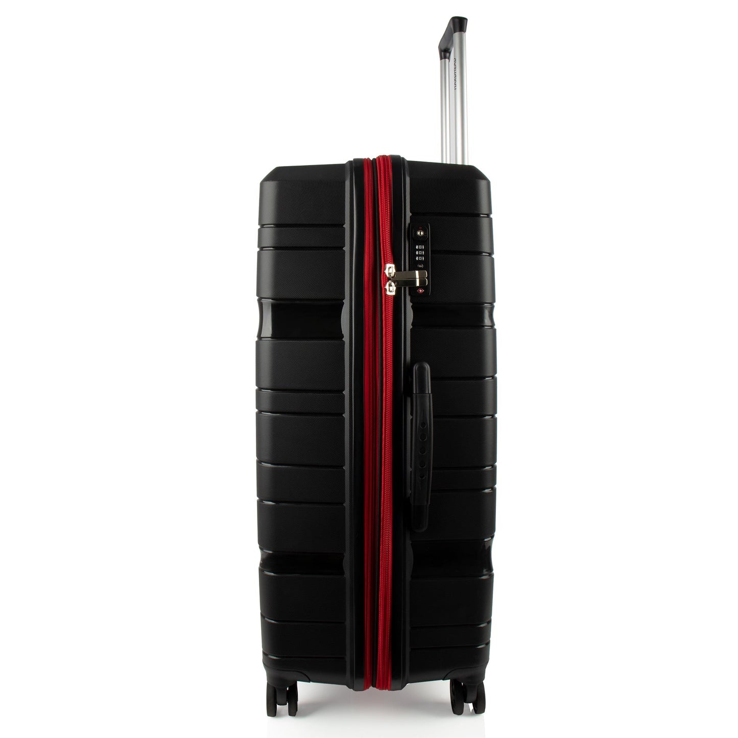 Polyprop Black 3 pieces luggage set