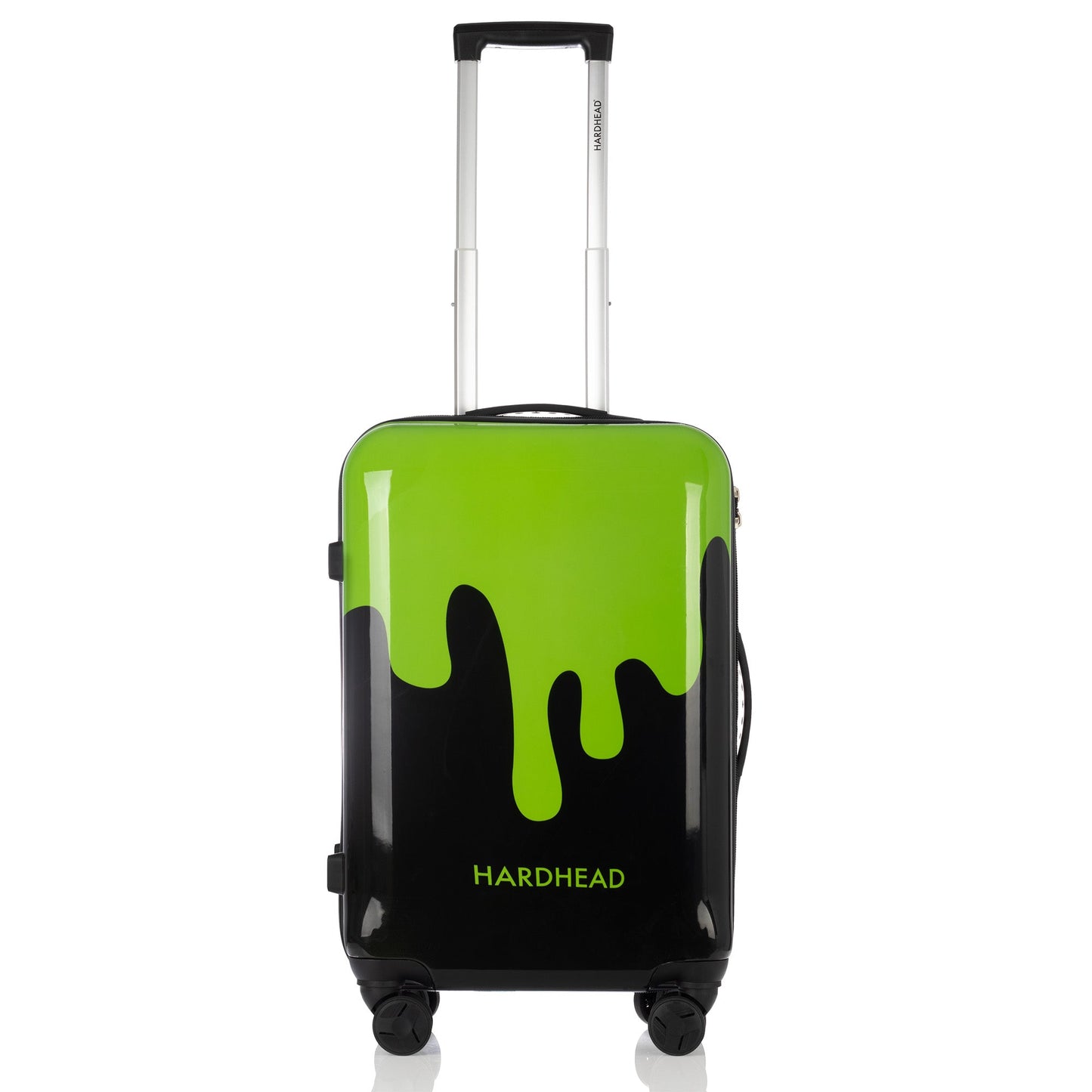 Melted Slime Collection Black with Orange/Yellow/Green Luggage (22/26/30") Suitcase Lock Spinner Hardshell