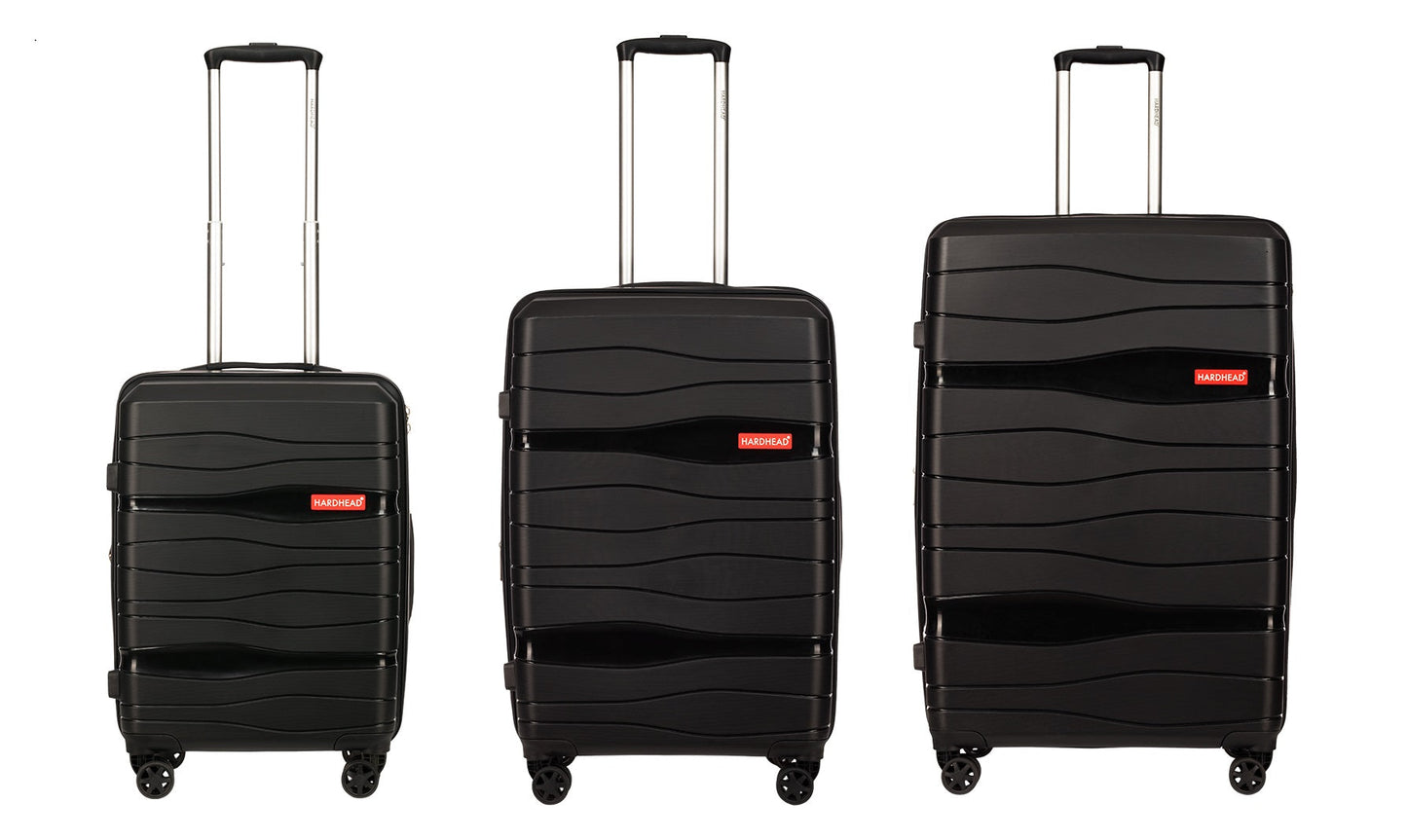 Albert Black 3 pieces luggage set