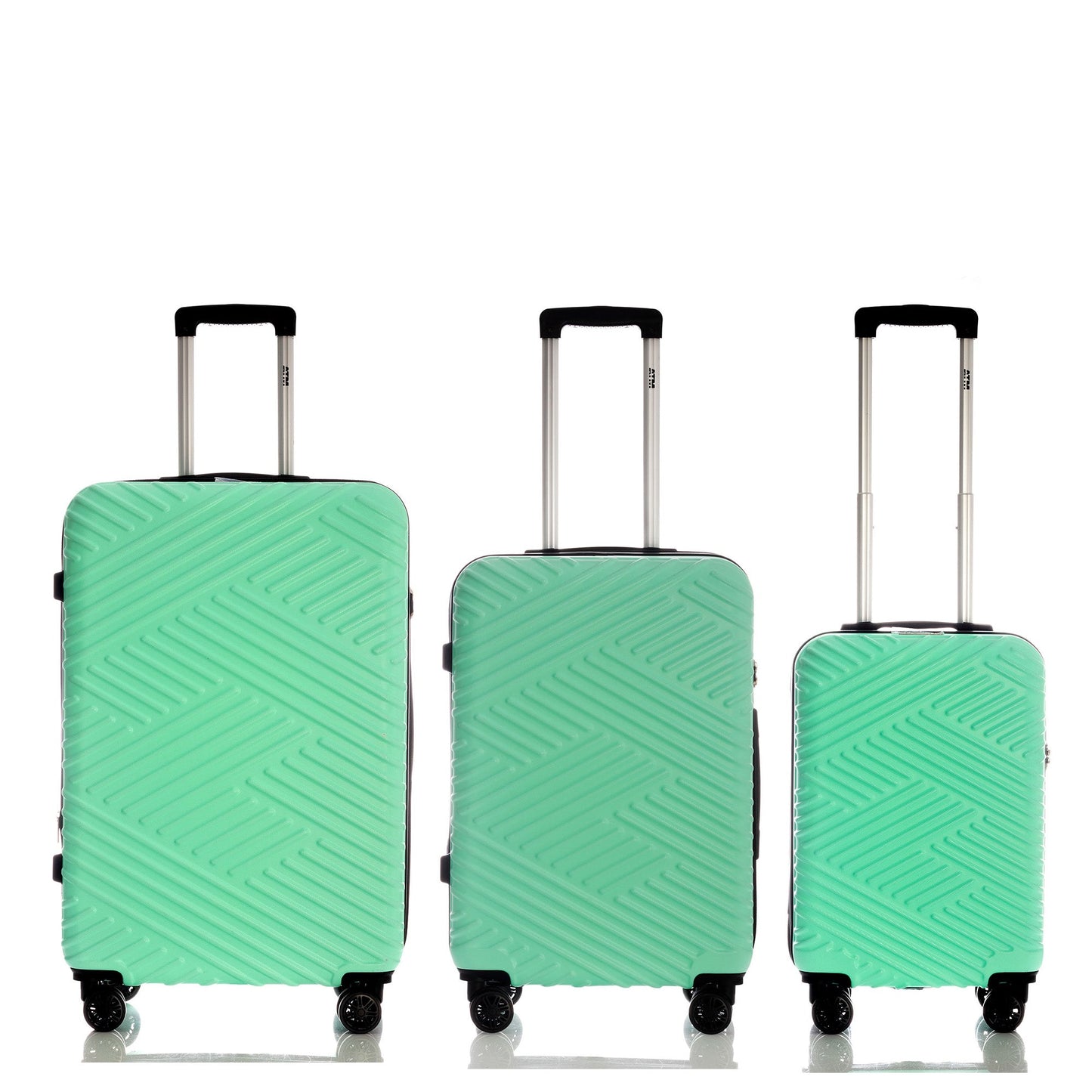 Neon Collection Turquoise Luggage Set(21/25/29") Suitcase Lock Spinner Hardshell