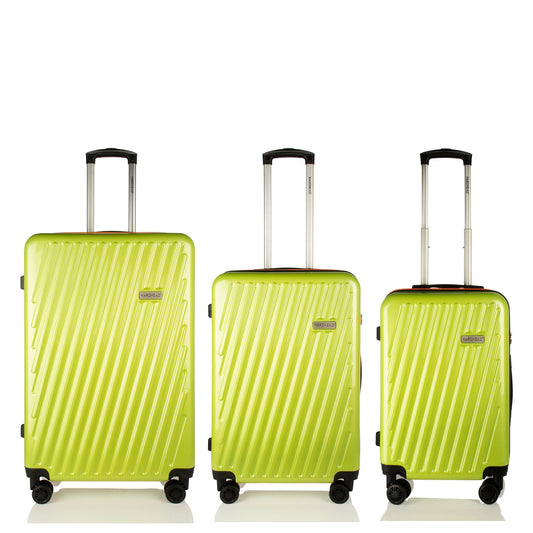 Denisse Collection Green Luggage Set (21/25/29")