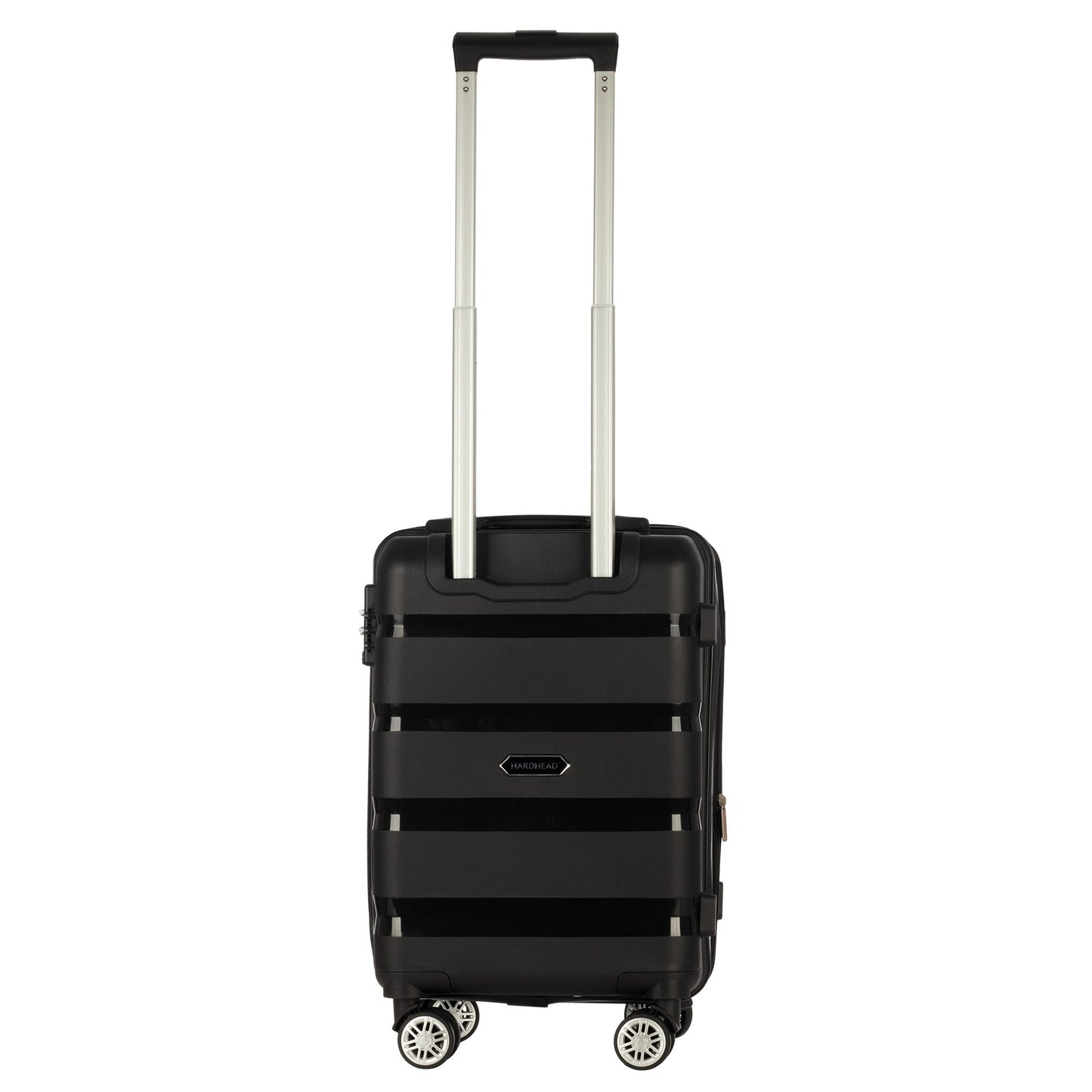 Ian Collection Black luggage (18") Suitcase Lock Spinner Hardshell