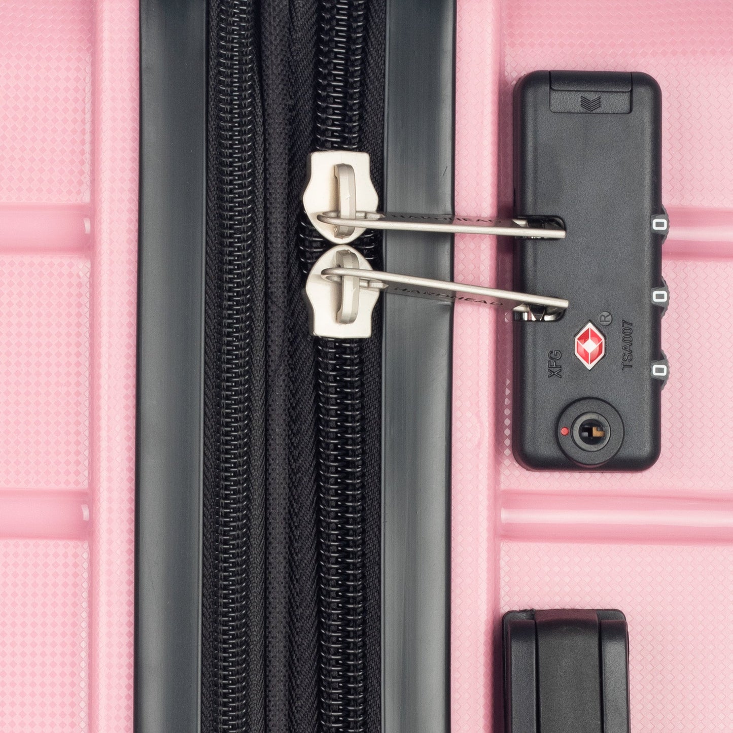 Ian collection luggage pink (18") Suitcase Lock Spinner