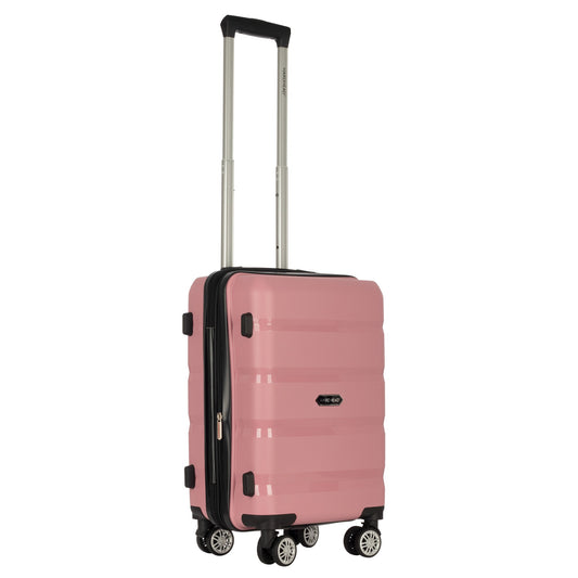 Ian Collection Pink Luggage (20") Suitcase Lock Spinner Hardshell