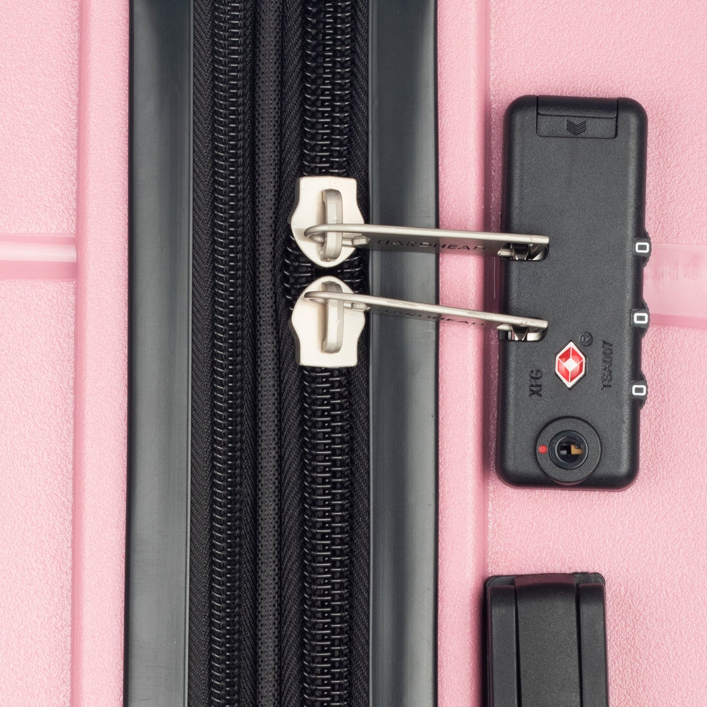 Ian collection pink luggage (21") Suitcase Lock Spinner