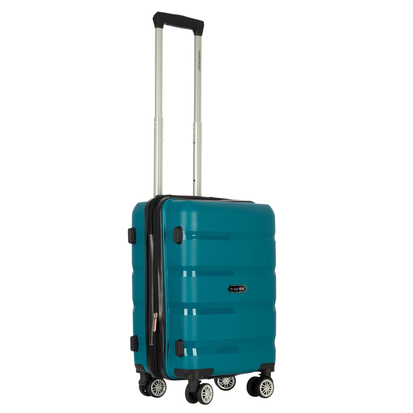 Ian collection turquoise hardhead Luggage (18") Suitcase Lock Spinner Hardshell