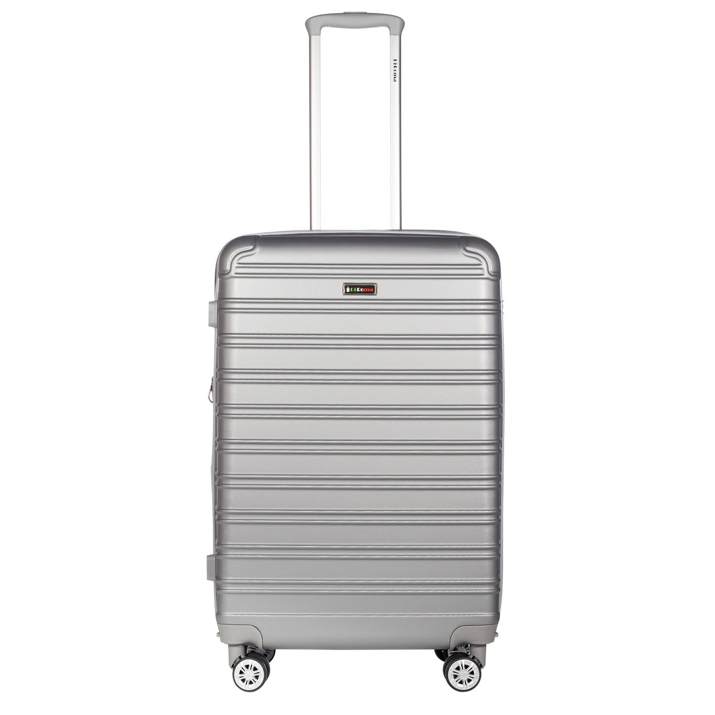 King Collection Silver luggage (20/26/28/30") Suitcase Lock Spinner Hard