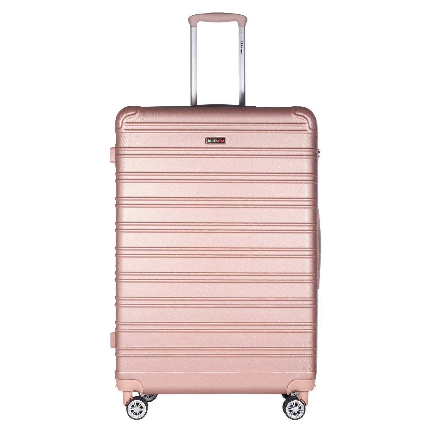 King Collection Rose Gold luggage (20/26/28/30") Suitcase Lock Spinner Hard