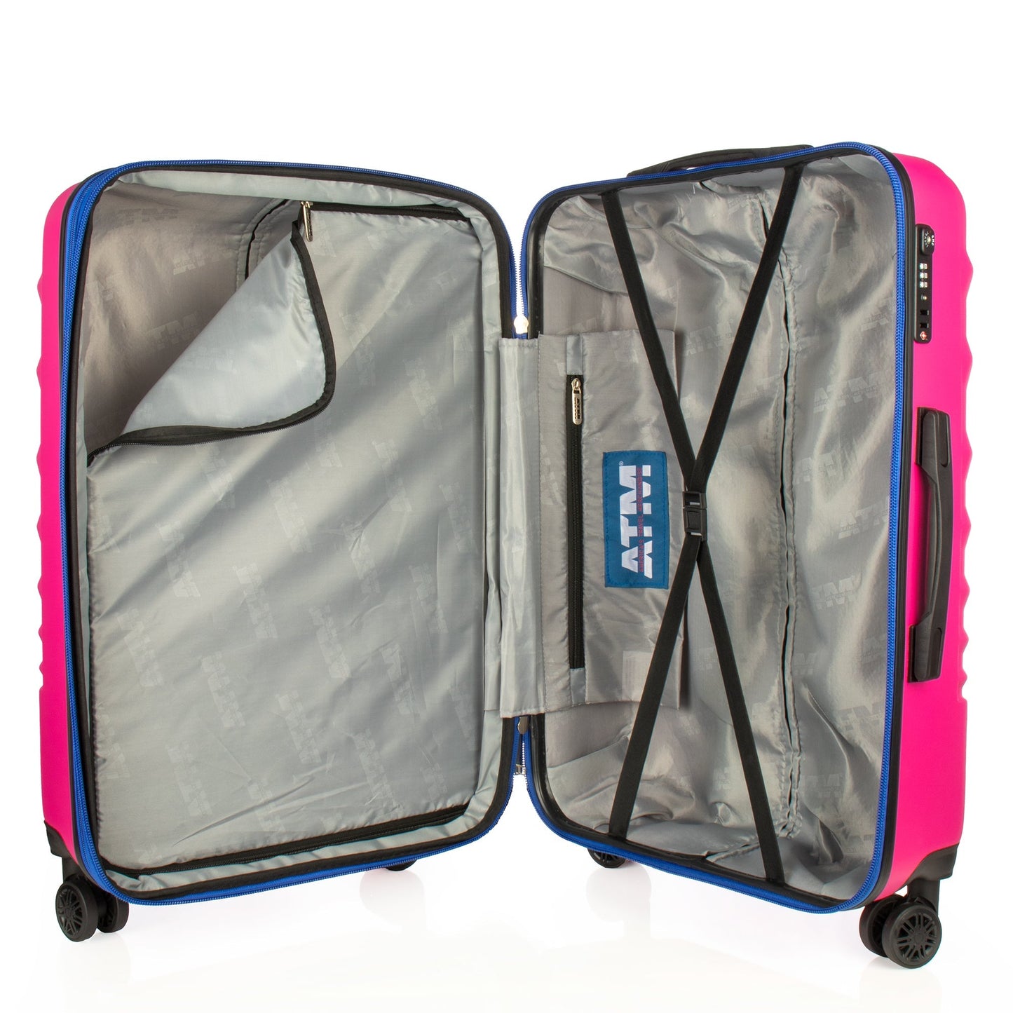 Fanciful Collection Luggage Pink (18/22/26/30") Suitcase Lock Spinner