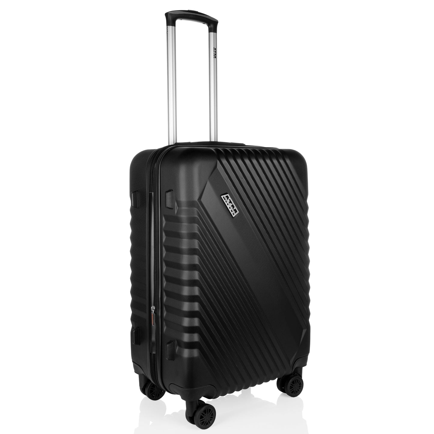 Core Collection Black Luggage 3 Piece Set (20/24/28") Suitcase Lock Spinner