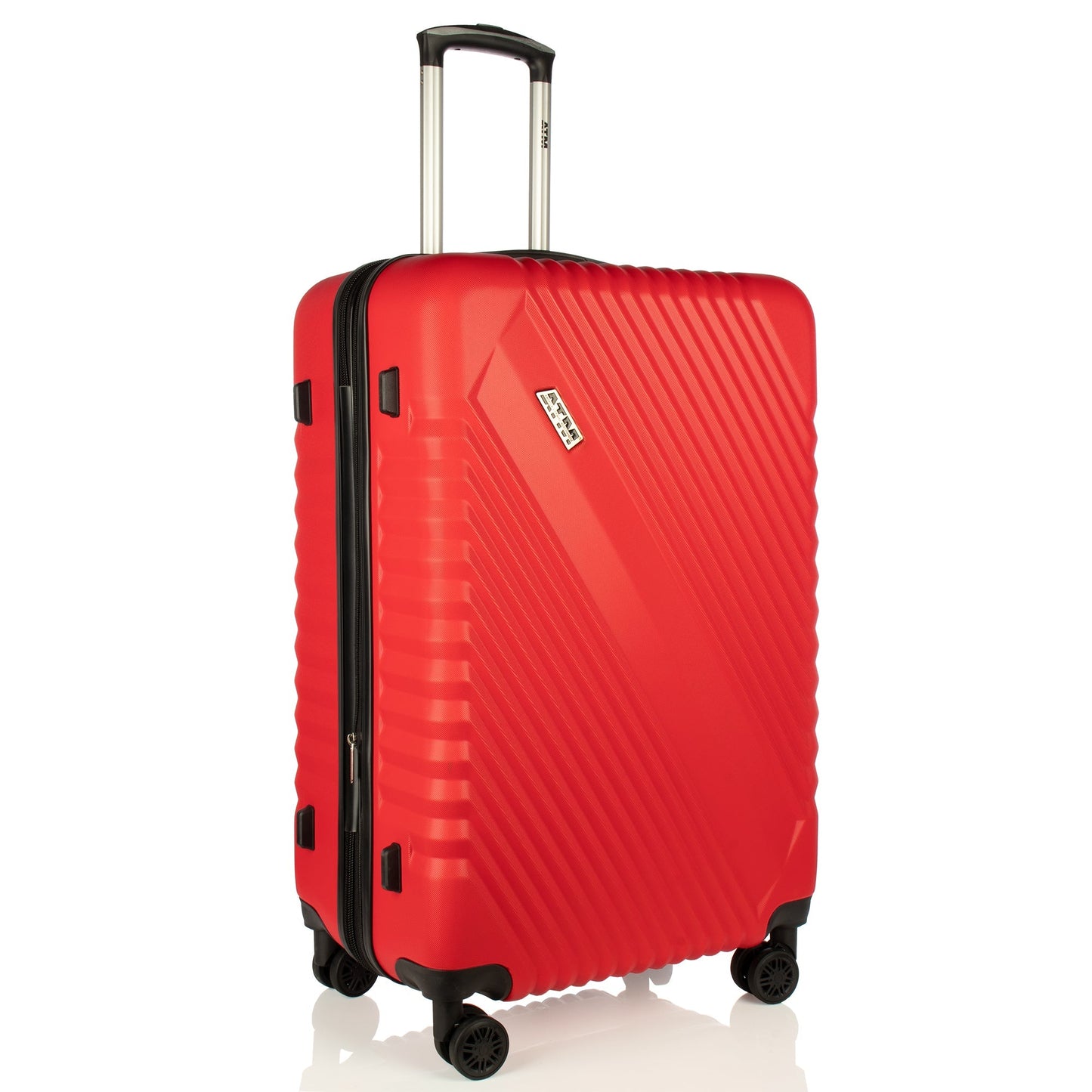 Core Collection Red Luggage 3 Piece Set (20/24/28") Suitcase Lock Spinner Hardshell