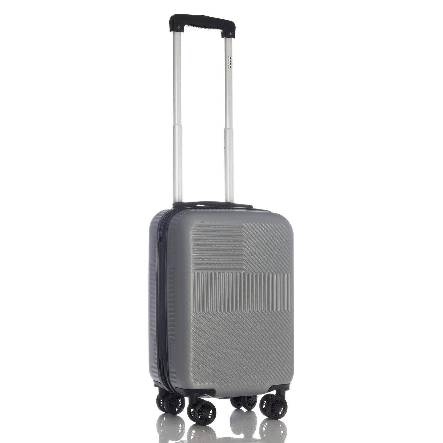 Vita Collection Silver Luggage 4 Piece Set (18/22/26/30") Suitcase Lock Spinner Hardshell