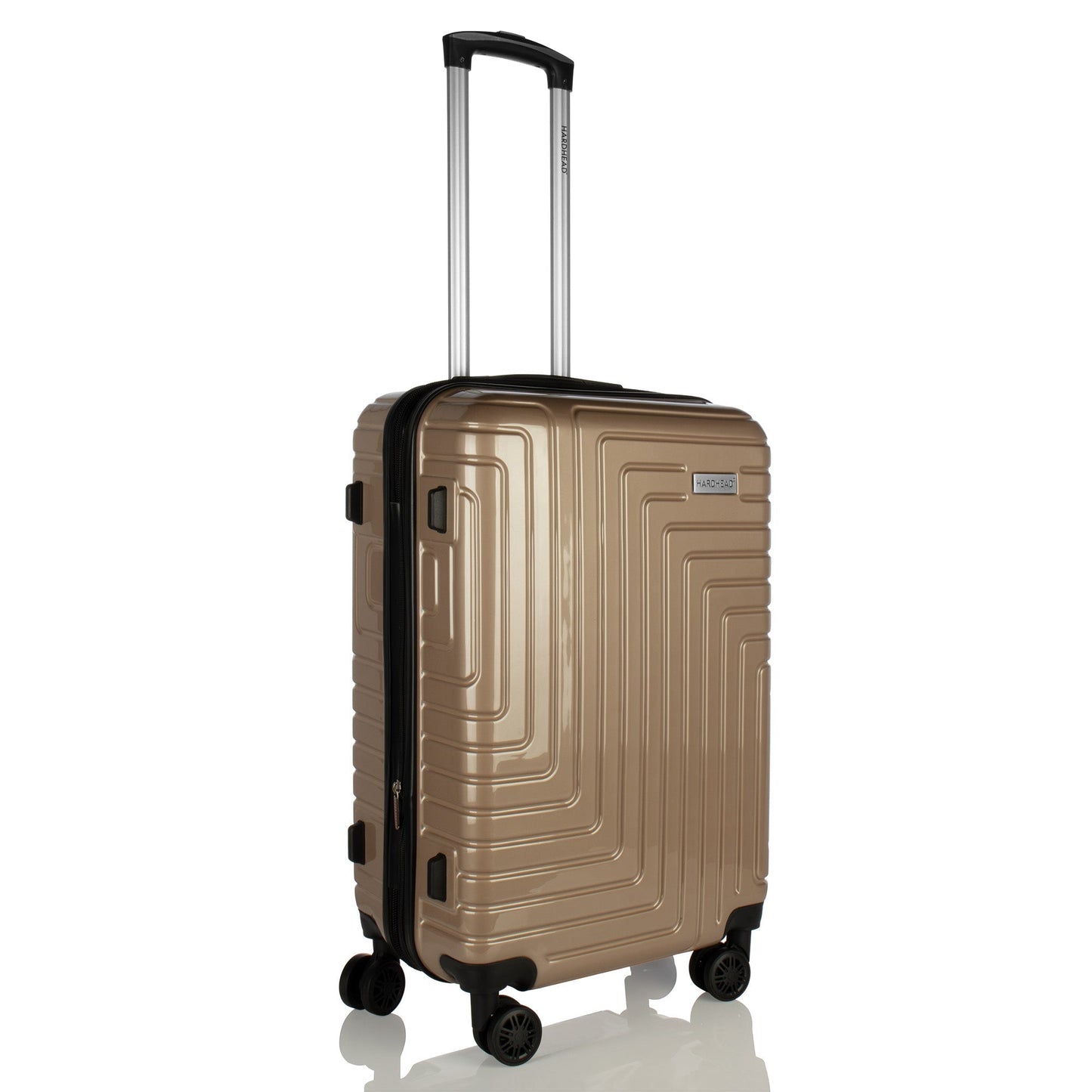 Sara Collection Gold Luggage 3 Piece Set (20/24/28") Suitcase Lock Spinner Hardshell