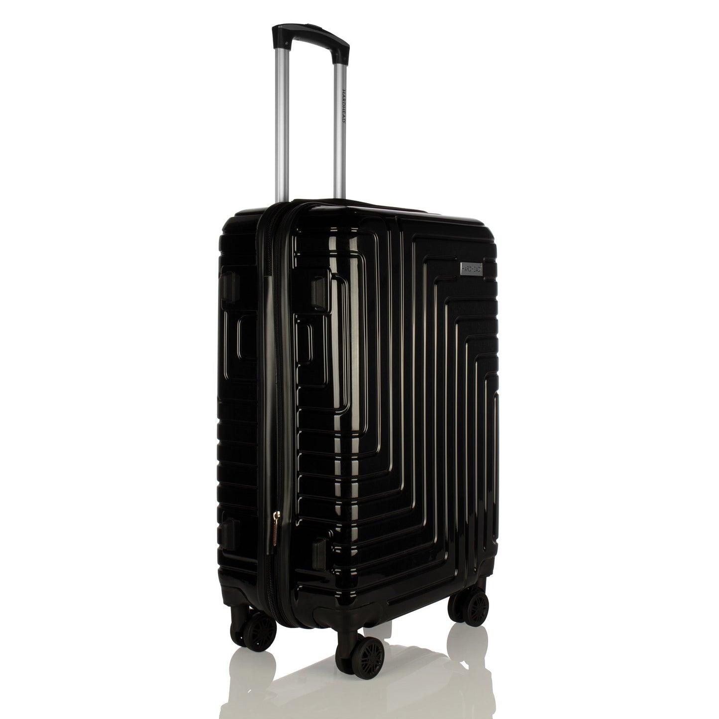 Sara Collection Black Luggage (20/24/28") Suitcase Lock Spinner Hardshell