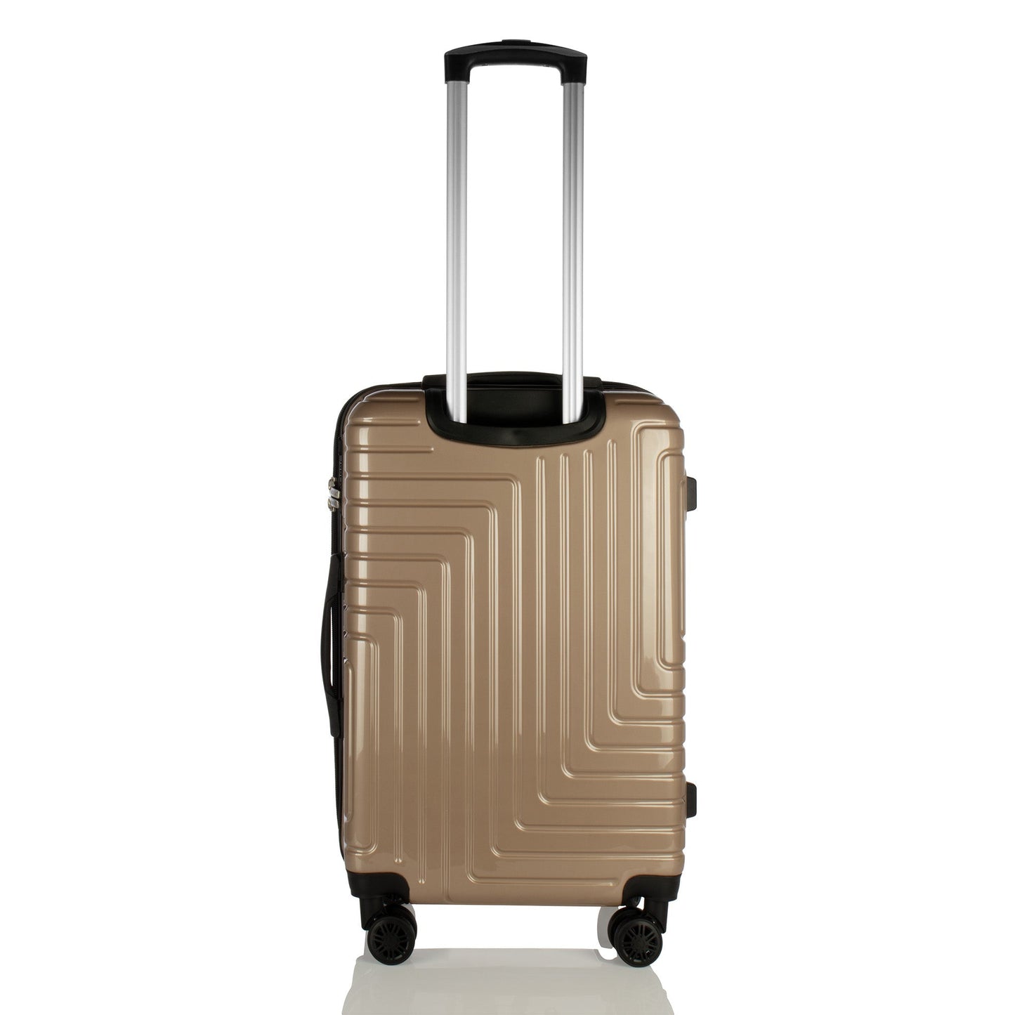 Sara Collection Gold Luggage (20/24/28") Suitcase Lock Spinner Hardshell