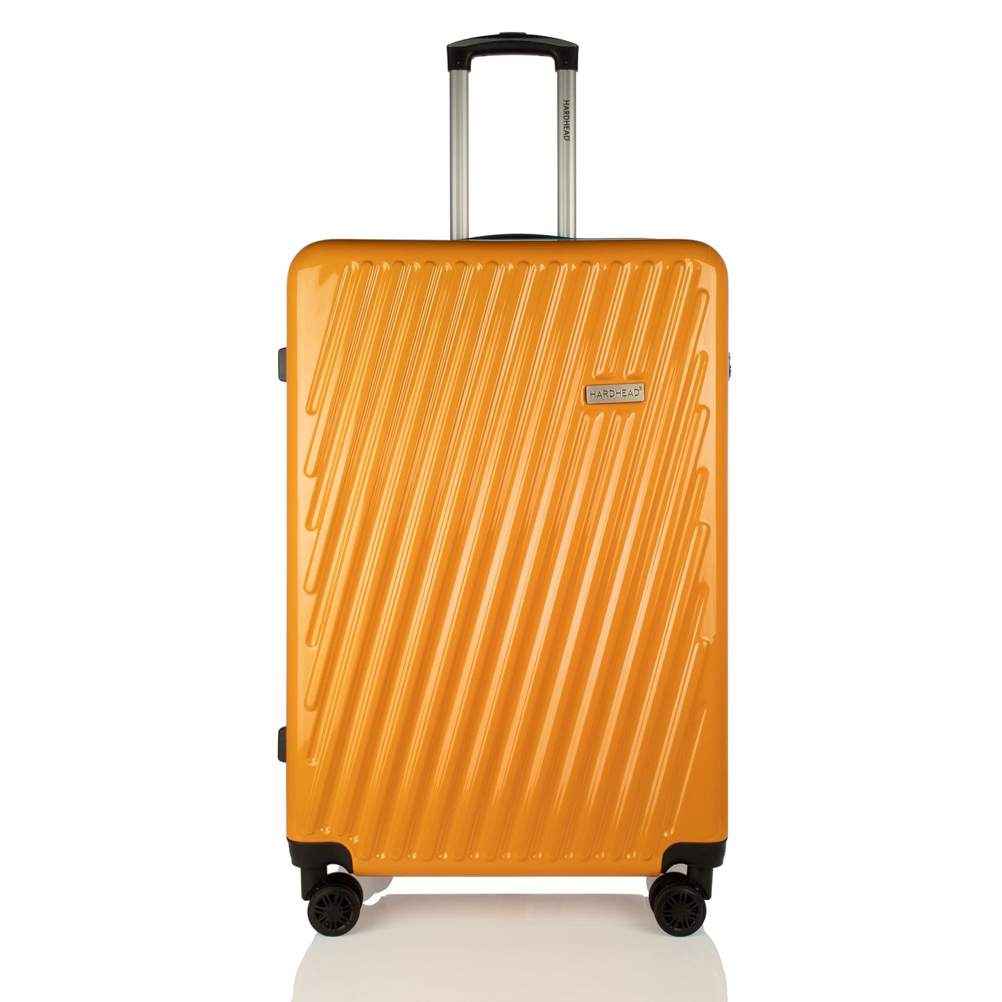Denisse Collection Orange Luggage (21/25/29") Suitcase Lock Spinner Hardshell