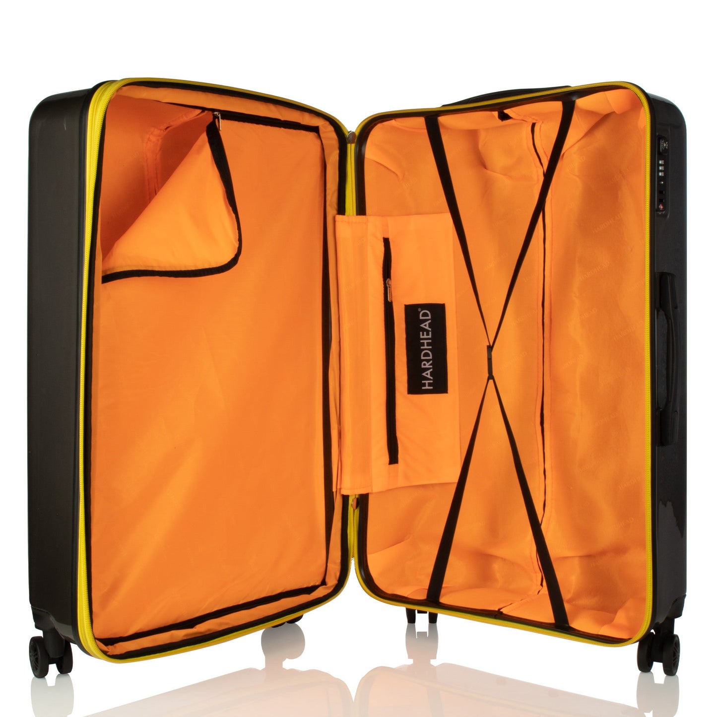 Denisse Collection Black (21/25/29") Suitcase Lock Spinner Hardshell
