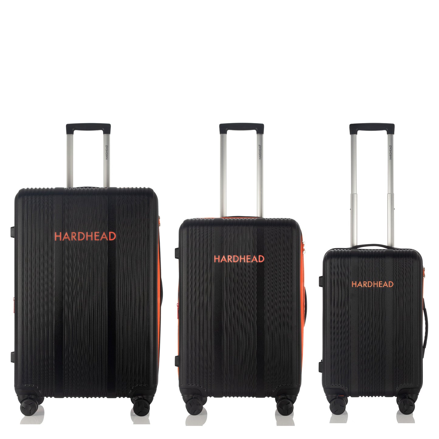 Nayax Collection Black Luggage 3 Piece Set (20/24/28") Suitcase Lock Spinner Hardshell