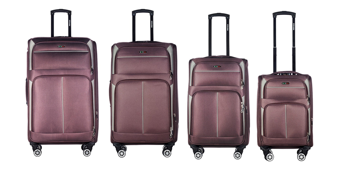 Star collection brown luggage Set(20/26/28/30")