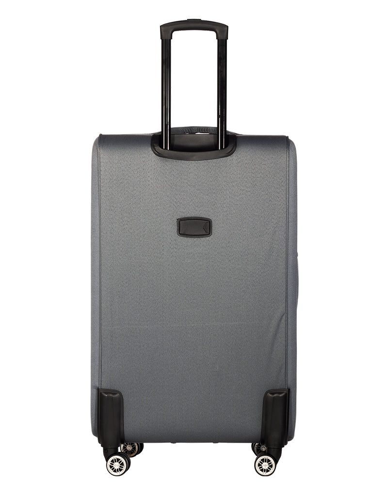 Victoria Collection Gray Luggage Set(20/26/28/30") Suitcase Lock Spinner Soft